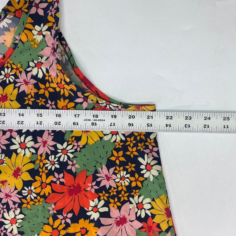 Toad&Co Sunkissed Tank Womens Large Multi Floral Scoop Neck Stretch T1112202 - Picture 12 of 13